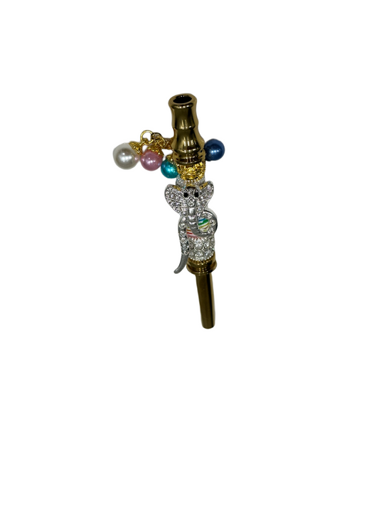 Gold Animal Jeweled Hookah/Shisha/Blunt/Joint Tips