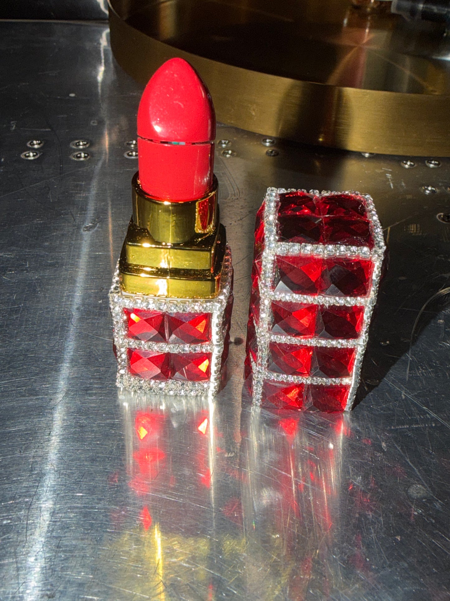 Jeweled Lipstick Lighter