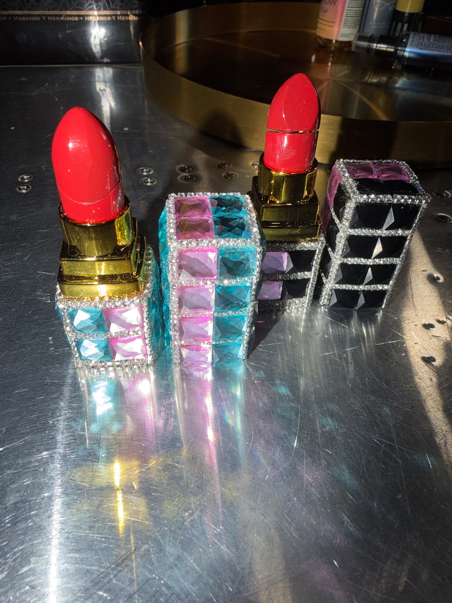Jeweled Lipstick Lighter